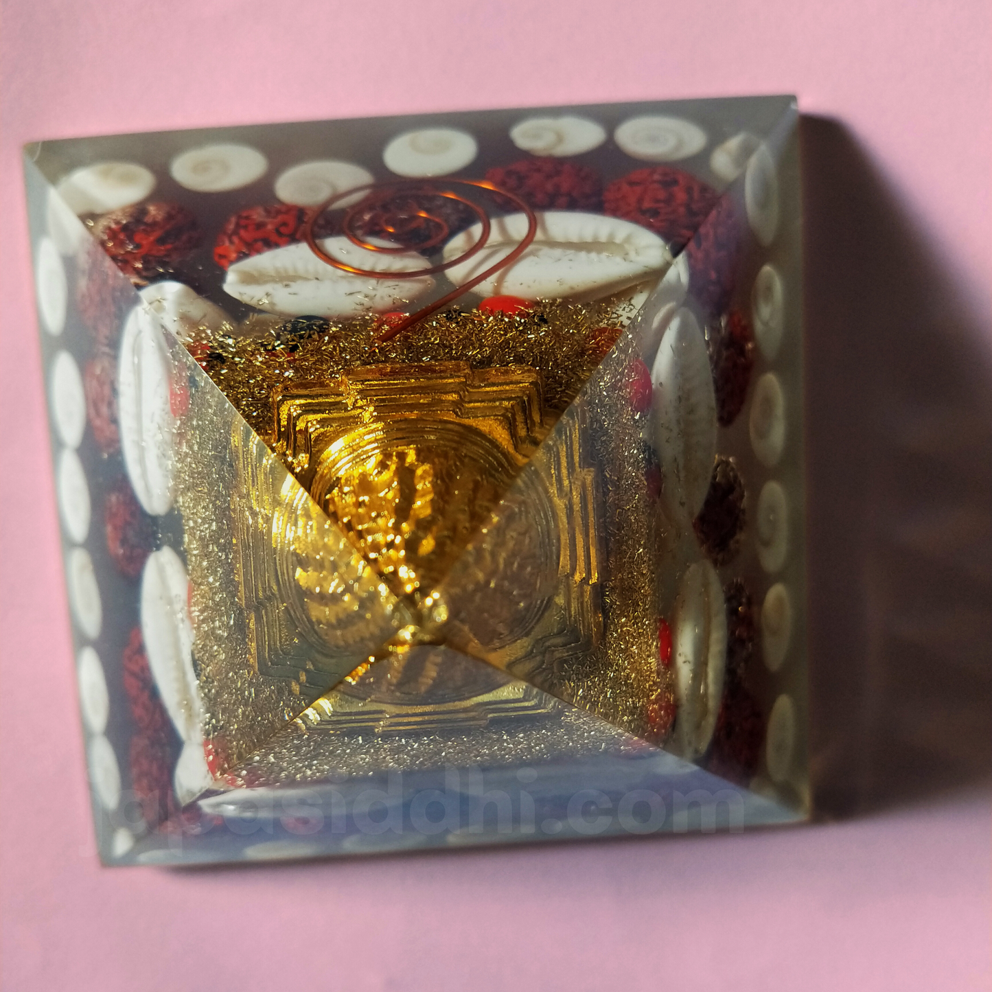 Shree Gomti Chakra Orgone Siddha Pyramid Yantra