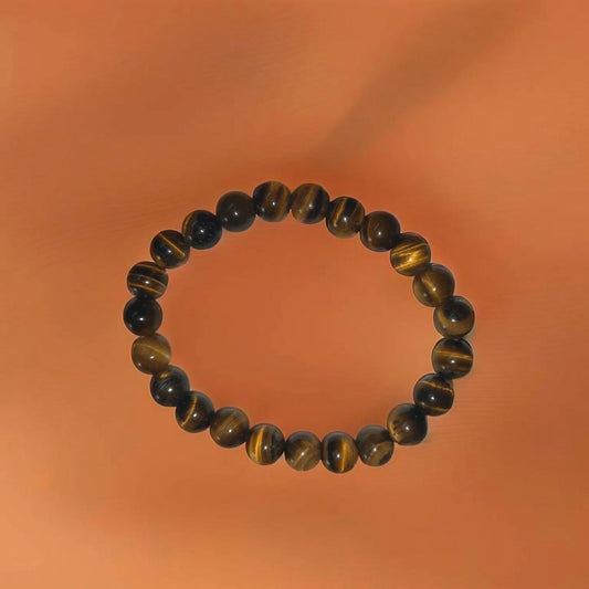 Tiger Eye Mantra Siddha bracelet for Success and Confidence