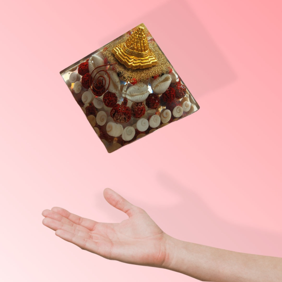 Shree Gomti Chakra Orgone Siddha Pyramid Yantra