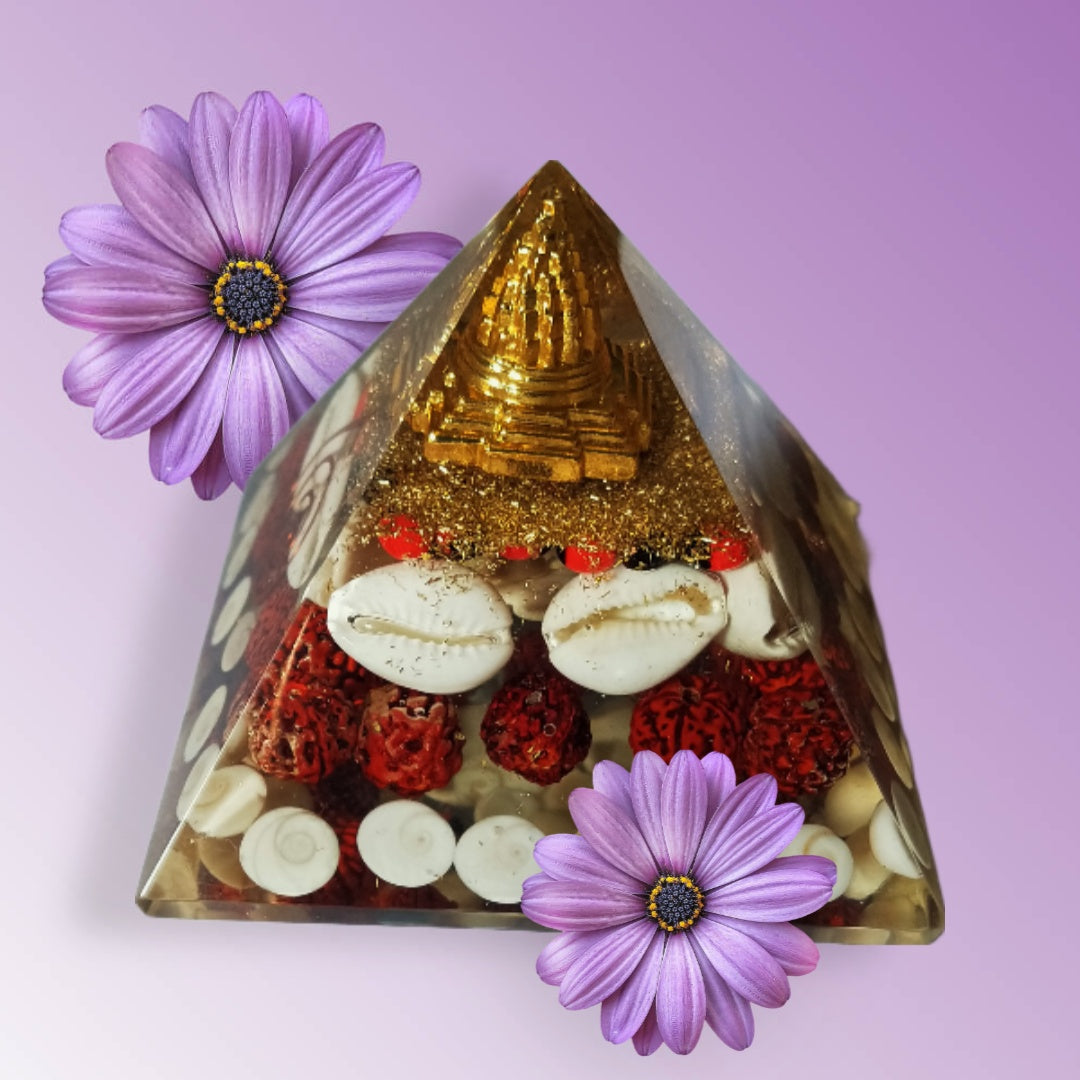 Shree Gomti Chakra Orgone Siddha Pyramid Yantra