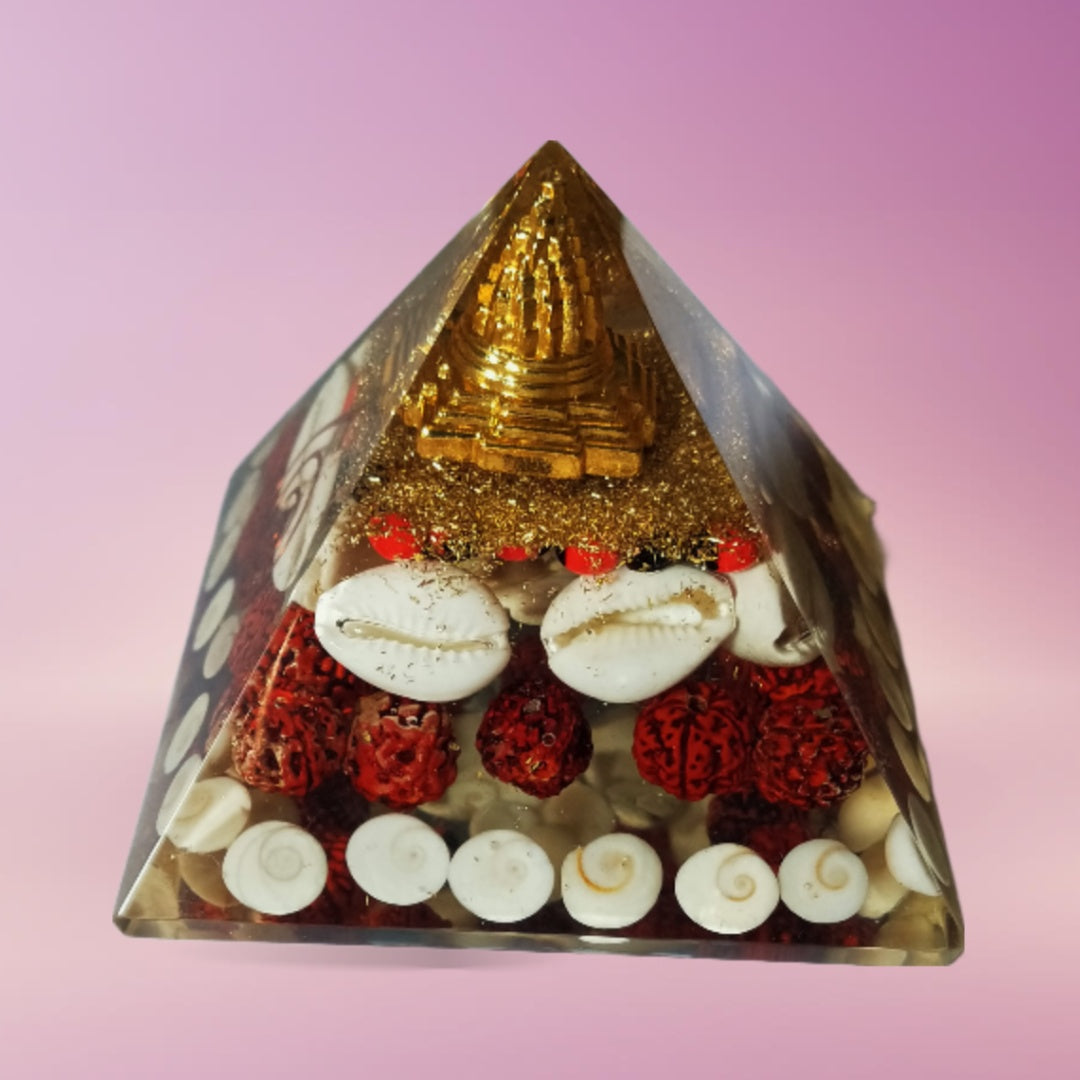 Shree Gomti Chakra Orgone Siddha Pyramid Yantra