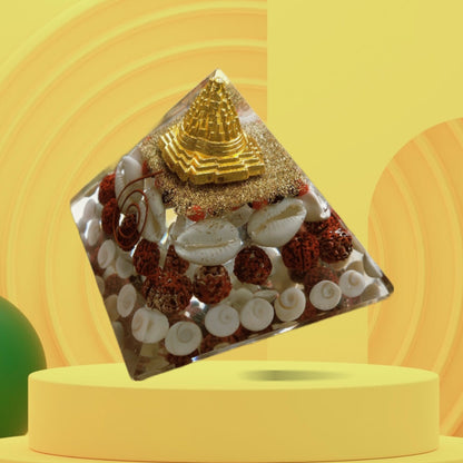 Shree Gomti Chakra Orgone Siddha Pyramid Yantra