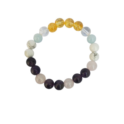 Harmony Haven Bracelet Made With multi calming Crystal Beads